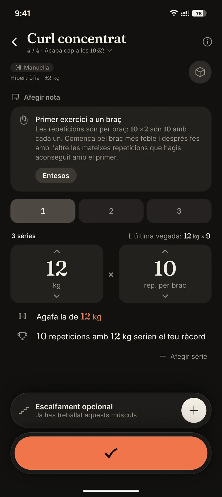Un consell de l'Iro sobre el costat més feble en un curl concentrat.